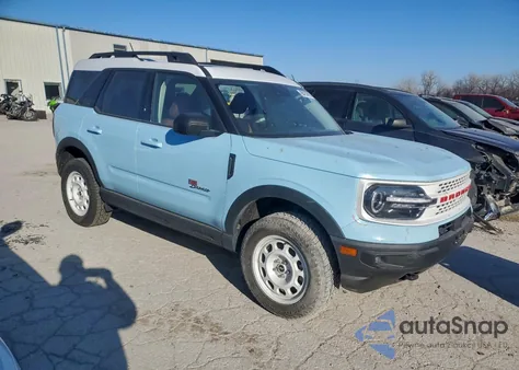 2023 Ford Bronco Sport Heritage Limited z USA, uszkodzony, nr VIN 3FMCR9H99PRD17694